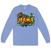 Mama Cowboy Western Font Cactuslove Mom Long Sleeve Tee | Teevron