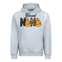 Heather Grey Blessed nana Urban Hoodie - CowhideDigitalArt