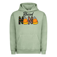Pigment Oil Green Blessed nana Urban Hoodie - CowhideDigitalArt