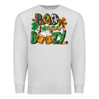 Dove Grey Bad and boozy St. Patrick's Day Premium Sweatshirt - CowGirlArtShop