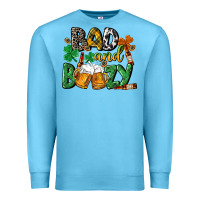 Ocean Blue Bad and boozy St. Patrick's Day Premium Sweatshirt - CowGirlArtShop
