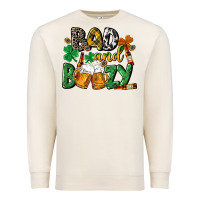 Sandshell Bad and boozy St. Patrick's Day Premium Sweatshirt - CowGirlArtShop