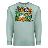 Seafoam Bad and boozy St. Patrick's Day Premium Sweatshirt - CowGirlArtShop