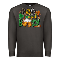 Smoke Bad and boozy St. Patrick's Day Premium Sweatshirt - CowGirlArtShop