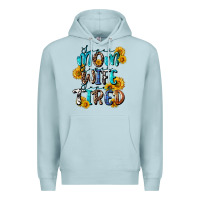 Blue Mist Super mom super wife super tired Premium Hoodie - CowGirlArtShop