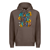 Coffee Super mom super wife super tired Premium Hoodie - CowGirlArtShop