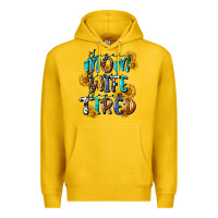 Lemon Super mom super wife super tired Premium Hoodie - CowGirlArtShop