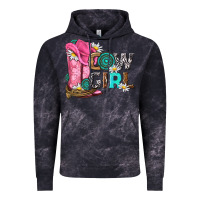 Cloud Black western cowgirl Vintage Hoodie - NancyCooperArtShop