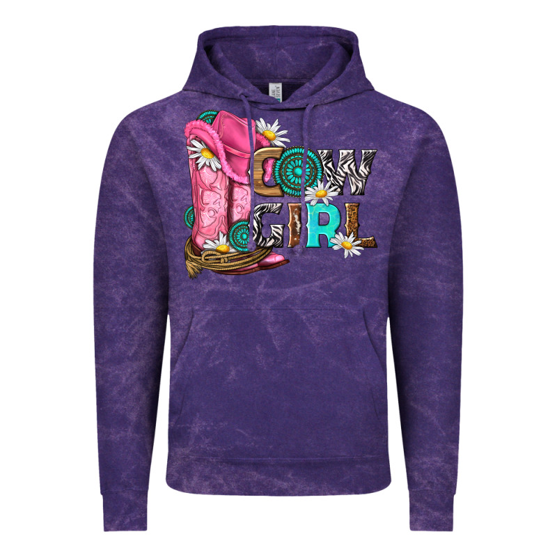 Western Cowgirl Vintage Hoodie by NancyCooperArtShop | Teevron