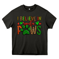 Asphalt i believe in santa paws christmas Heavy Core Tee - Jasminsmagicworld