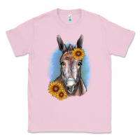 Bubblegum Pink Sunflower Donkey Classic Tee - RanaPortraitStore