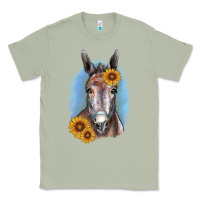 Matcha Sunflower Donkey Classic Tee - RanaPortraitStore
