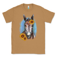 Toasted Coconut Sunflower Donkey Classic Tee - RanaPortraitStore