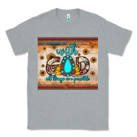 Heather Grey with god all things are possible matthew 19 26 Classic Tee - JahusDesignShop