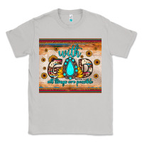 Moon Dust with god all things are possible matthew 19 26 Classic Tee - JahusDesignShop