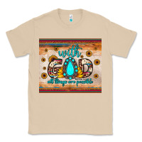 Mushroom with god all things are possible matthew 19 26 Classic Tee - JahusDesignShop