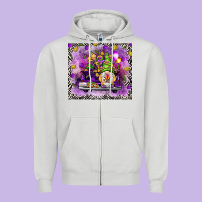 Gnome On The Truck Tumbler Hjf Zipper Hoodie Designed By Howdyjamesfarm