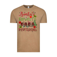Vintage Coffee santa's favorite para professional Vintage Tee - MaliasSmallBusiness