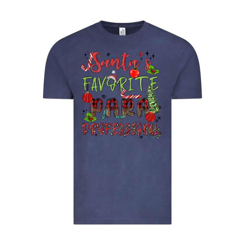Santa's Favorite Para Professional Vintage Tee by MaliasSmallBusiness | Teevron