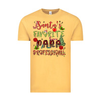 Vintage Mustard santa's favorite para professional Vintage Tee - MaliasSmallBusiness