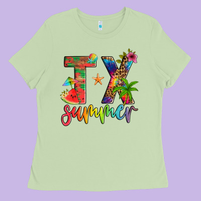 Tx Summer Ladies Tee Designed By Artiststas