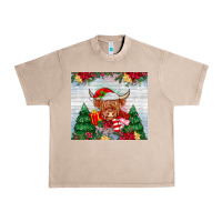 French Oak christmas cow Urban Heavy Tee - MaliasSmallBusiness
