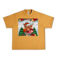 Peanut Butter christmas cow Urban Heavy Tee - MaliasSmallBusiness