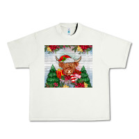 Pistachio christmas cow Urban Heavy Tee - MaliasSmallBusiness