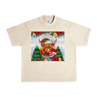 Sandshell christmas cow Urban Heavy Tee - MaliasSmallBusiness