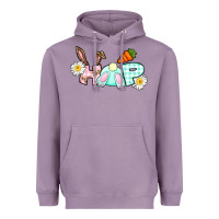 Lavender Hop bunny Easter Day Heavyweight Hoodie - CowGirlArtShop