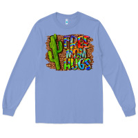 Colony Blue free mom hugs Long Sleeve Tee - LillyAllenDesigns