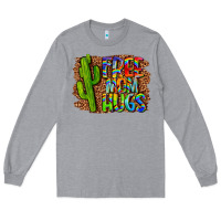 Heather Grey free mom hugs Long Sleeve Tee - LillyAllenDesigns