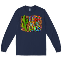 Navy free mom hugs Long Sleeve Tee - LillyAllenDesigns