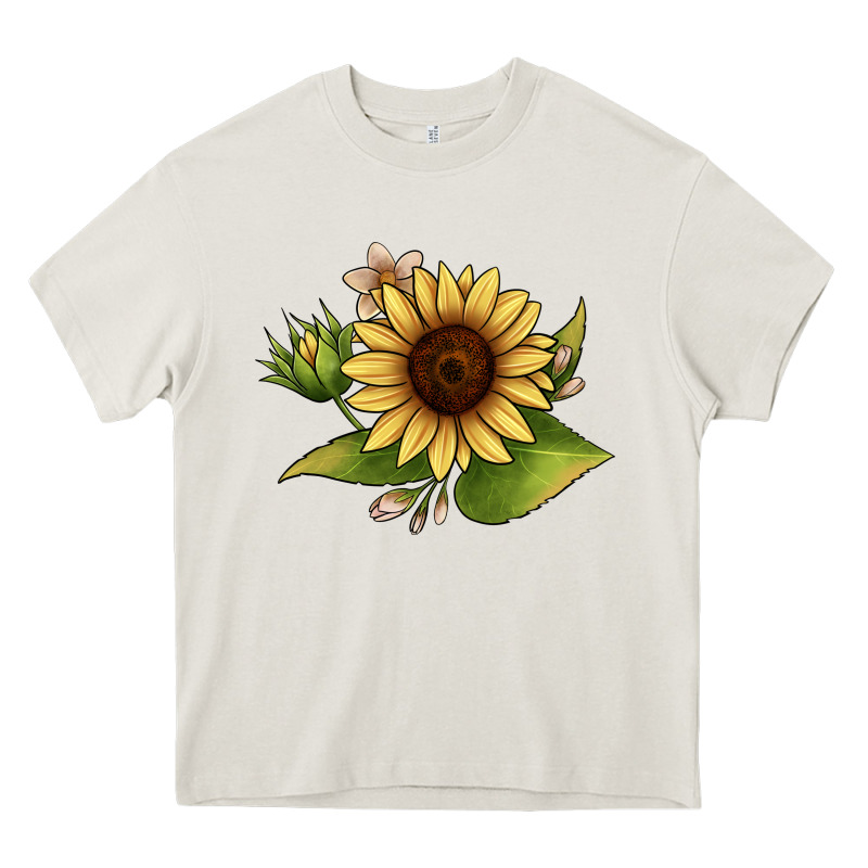 Sunflower Heavy Core Tee by JahusDesignShop | Teevron