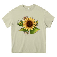 Mossy sunflower Heavy Core Tee - JahusDesignShop