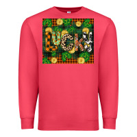 Cardinal st patricks day lucky clover and coins Premium Sweatshirt - CowGirlArtShop