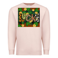 St Patricks Day Lucky Clover And Coins Premium Sweatshirt | Teevron