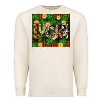 Sandshell st patricks day lucky clover and coins Premium Sweatshirt - CowGirlArtShop