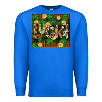 True Royal st patricks day lucky clover and coins Premium Sweatshirt - CowGirlArtShop