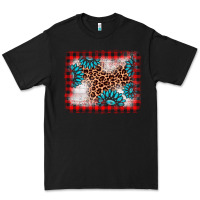 Black Christmas gemstone leopard background Premium Tee - AdoDesignShop
