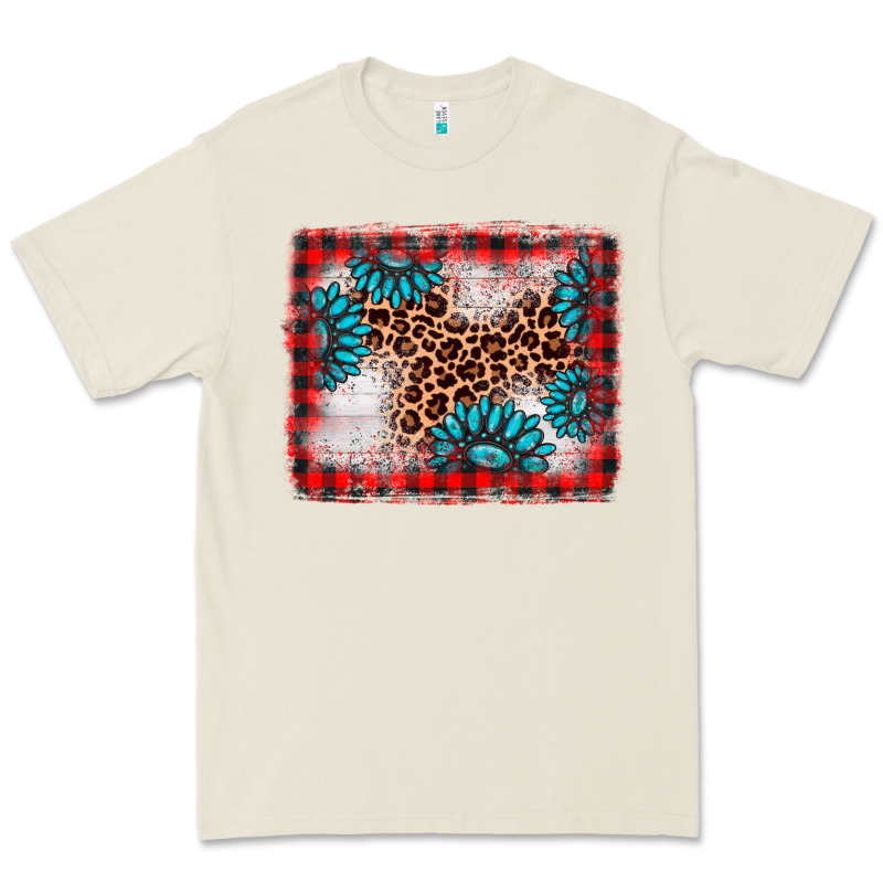Christmas Gemstone Leopard Background Premium Tee by AdoDesignShop | Teevron
