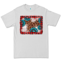 Dove Grey Christmas gemstone leopard background Premium Tee - AdoDesignShop
