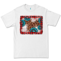 White Christmas gemstone leopard background Premium Tee - AdoDesignShop