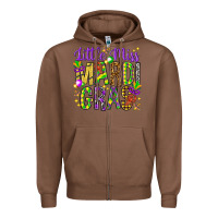 Chestnut little miss mardi gras hjf Zipper Hoodie - HowdyJamesFarm