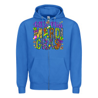 True Royal little miss mardi gras hjf Zipper Hoodie - HowdyJamesFarm