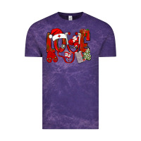 Cloud Purple christmas love nurse Vintage Tee - NancyCooperArtShop