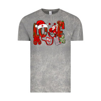 Christmas Love Nurse Vintage Tee | Teevron