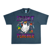Midnight Navy spooky teacher Urban Heavy Tee - NancyCooperArtShop
