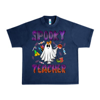 Navy spooky teacher Urban Heavy Tee - NancyCooperArtShop
