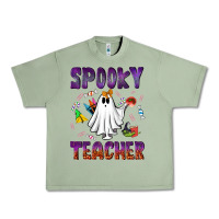 Oil Green spooky teacher Urban Heavy Tee - NancyCooperArtShop